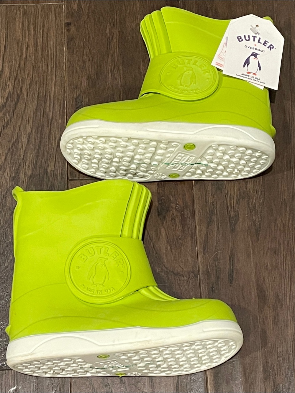 Butler Emperor - Kids Overboot Rain Boot - Green - size 12